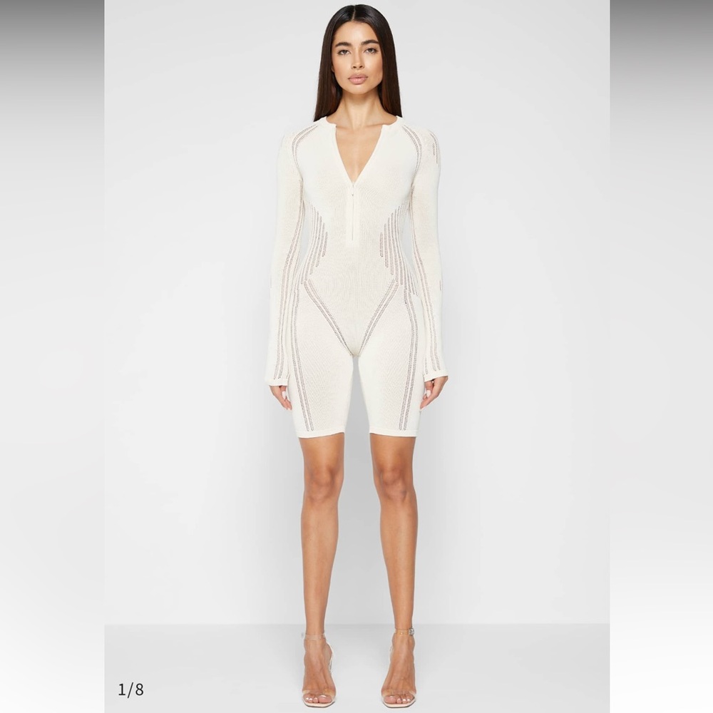 Knitted Contour Playsuit